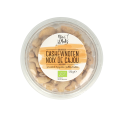 Nice & Nuts Cashewnoten met zeezout geroosterd bio 175.00 Gram