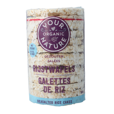 Your Organic Nature Rijstwafels gezouten bio 100 Gram