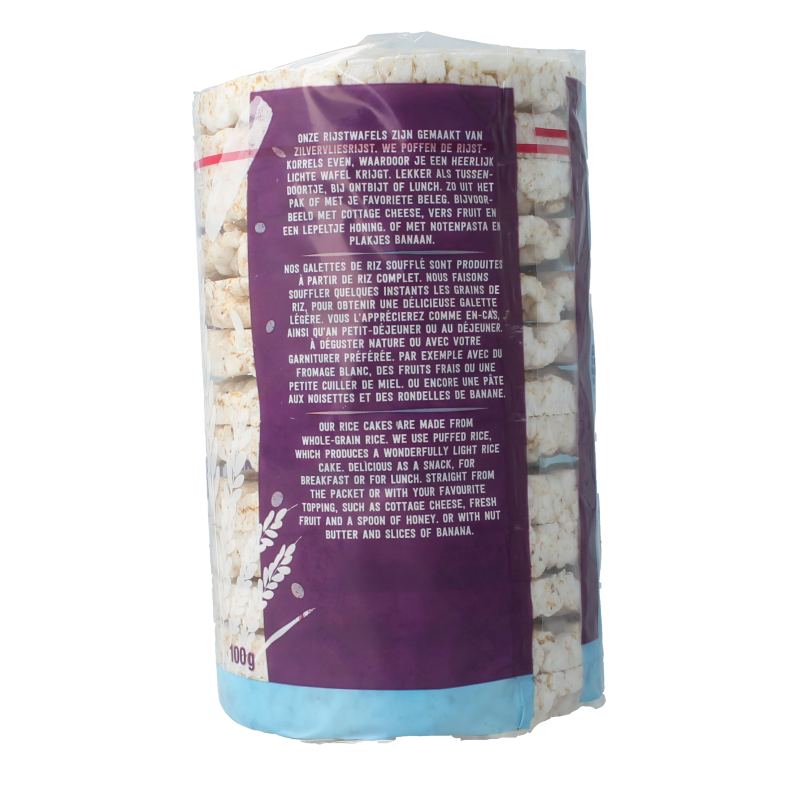 Your Organic Nature Rijstwafels gezouten bio 100 Gram