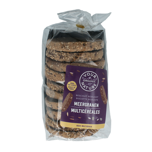 Your Organic Nature Beschuit meergranen bio 10 Stuks