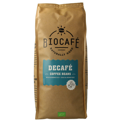Biocafe Koffiebonen decafe bio 500.00 Gram
