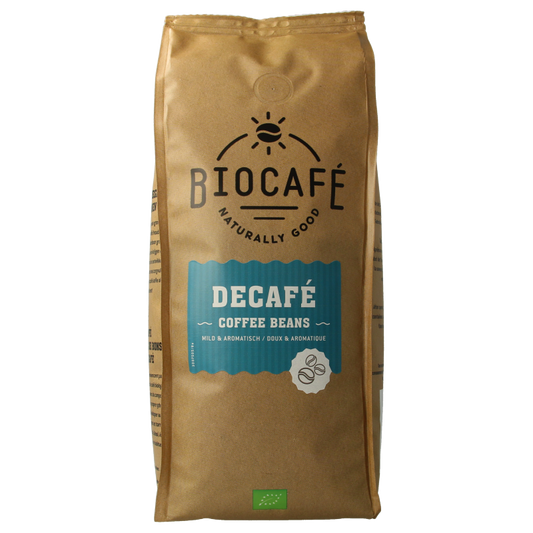 Biocafe Koffiebonen decafe bio 500 Gram