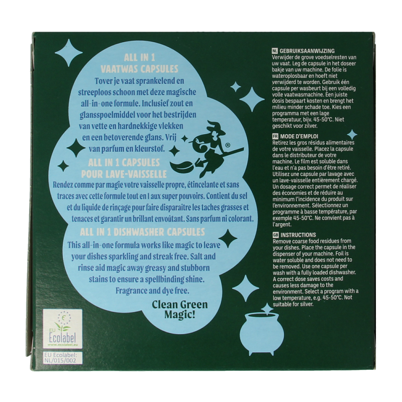 The Good Witch Vaatwastabletten 25 Stuks