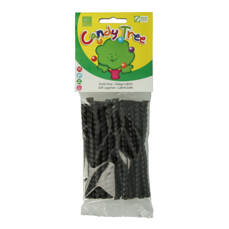 Candy Tree Dropkabel zout glutenvrij bio 100 Gram