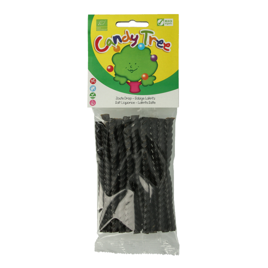 Candy Tree Dropkabel zout glutenvrij bio 100 Gram