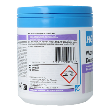 HG Wasmiddel voor vitrage 500.00 Gram