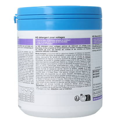 HG Wasmiddel voor vitrage 500.00 Gram