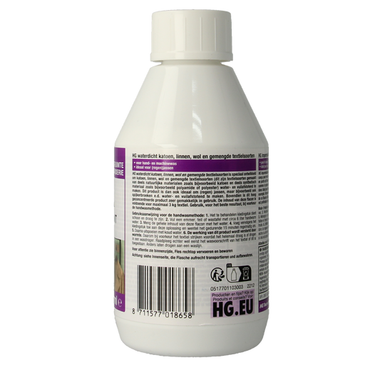 HG Waterdicht katoen linnen wol 300.00 Milliliter