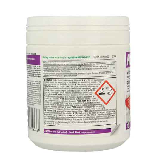 HG Witter dan wit waskrachtversterker 400 Gram