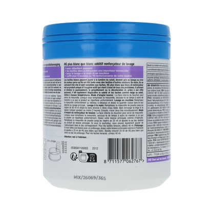 HG Witter dan wit waskrachtversterker 400.00 Gram