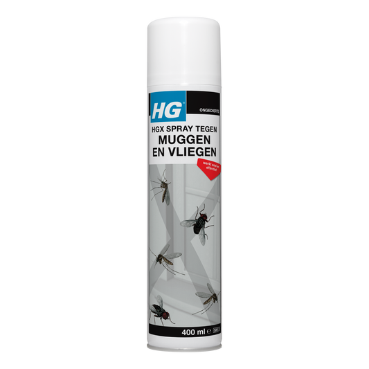 HG X muggen/vliegen spray 400.00 Milliliter