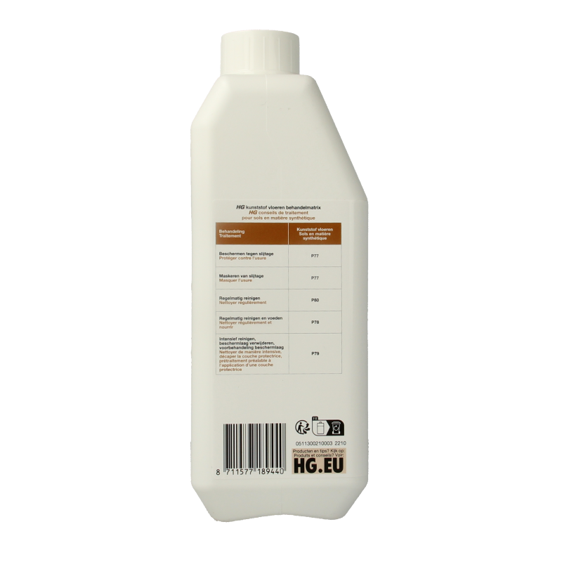 HG Kunststof beschermer 1 Liter