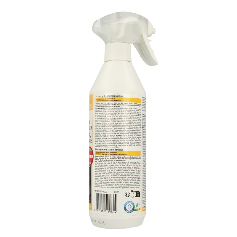 HG Oven & grill & BBQ reiniger 500 Milliliter