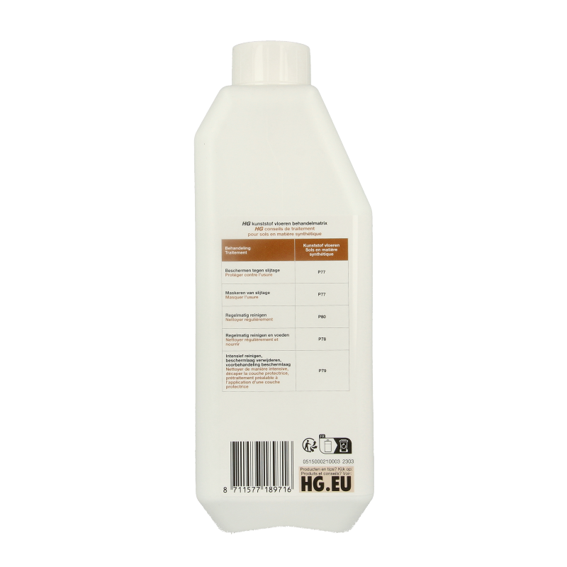 HG Kunststofreiniger 1 Liter