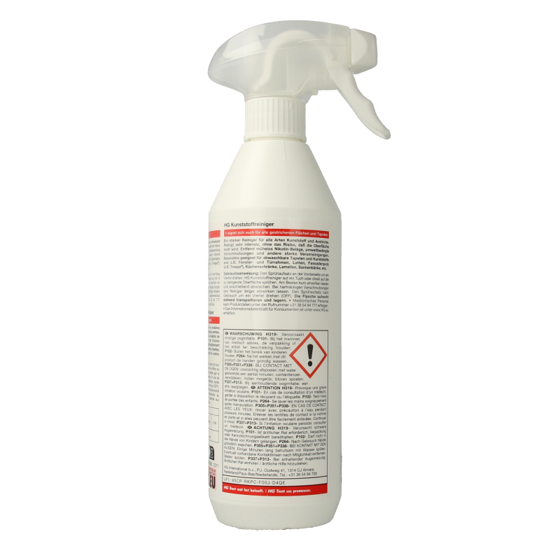 HG Kunststof reiniger 500 Milliliter