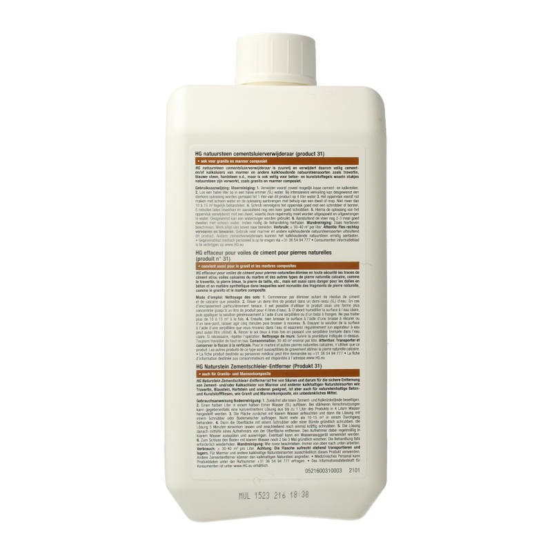 HG Natuursteen cementsluier verwijderaar 1 Liter
