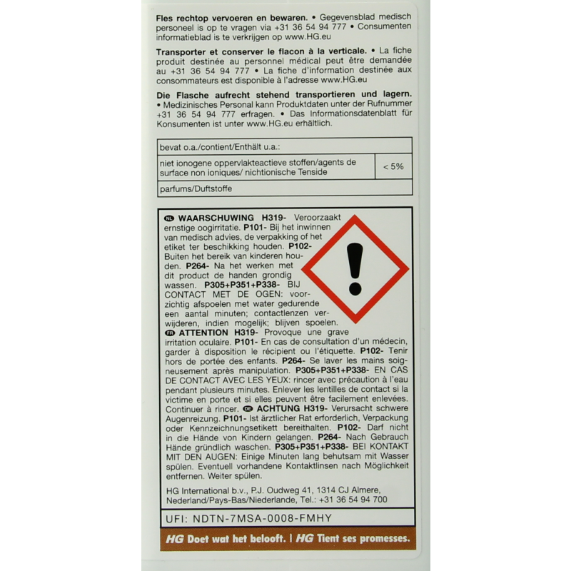 HG Parketreiniger 1 Liter