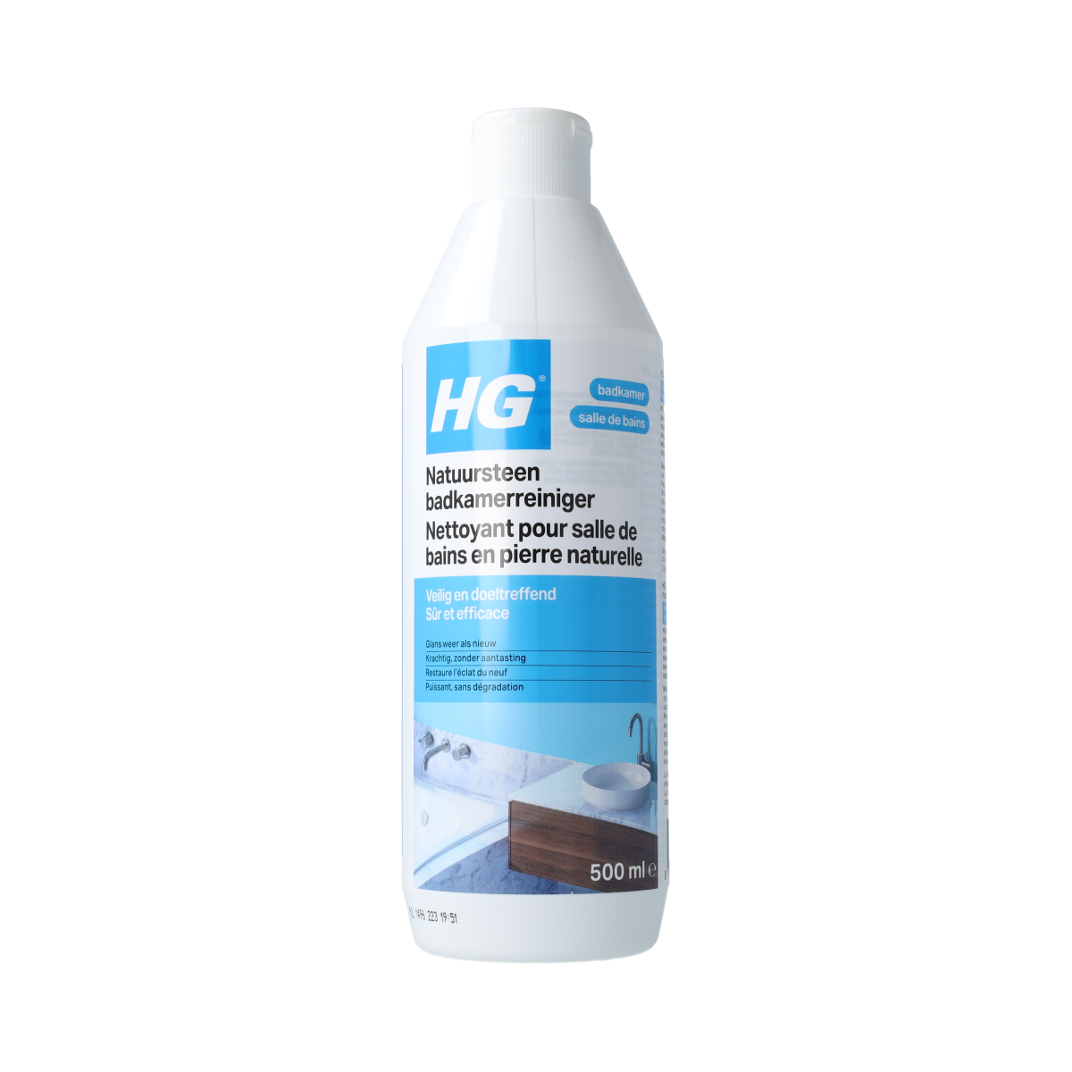 HG Natuursteen badkamer reiniger 500.00 Milliliter