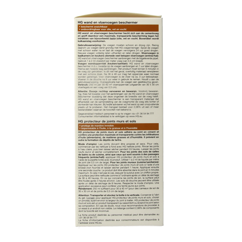 HG Wand & vloervoegen beschermer 250 Milliliter