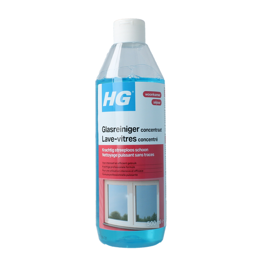 HG Glas reiniger concentraat 500.00 Milliliter