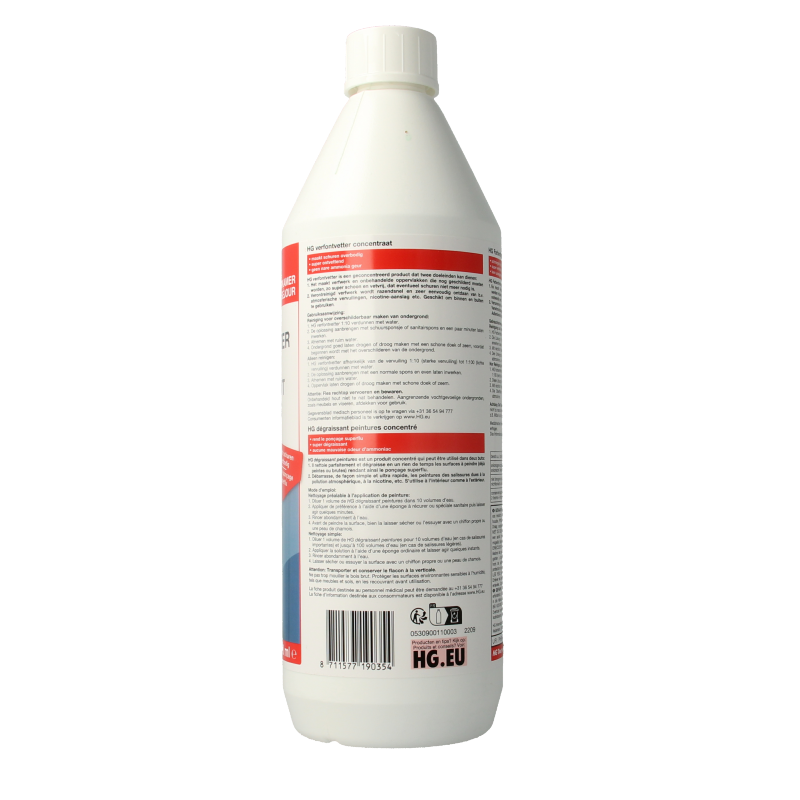 HG Verfontvetter concentraat 1 Liter