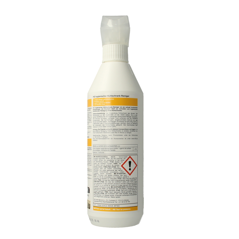 HG Hygienische koelkast reiniger 500 Milliliter