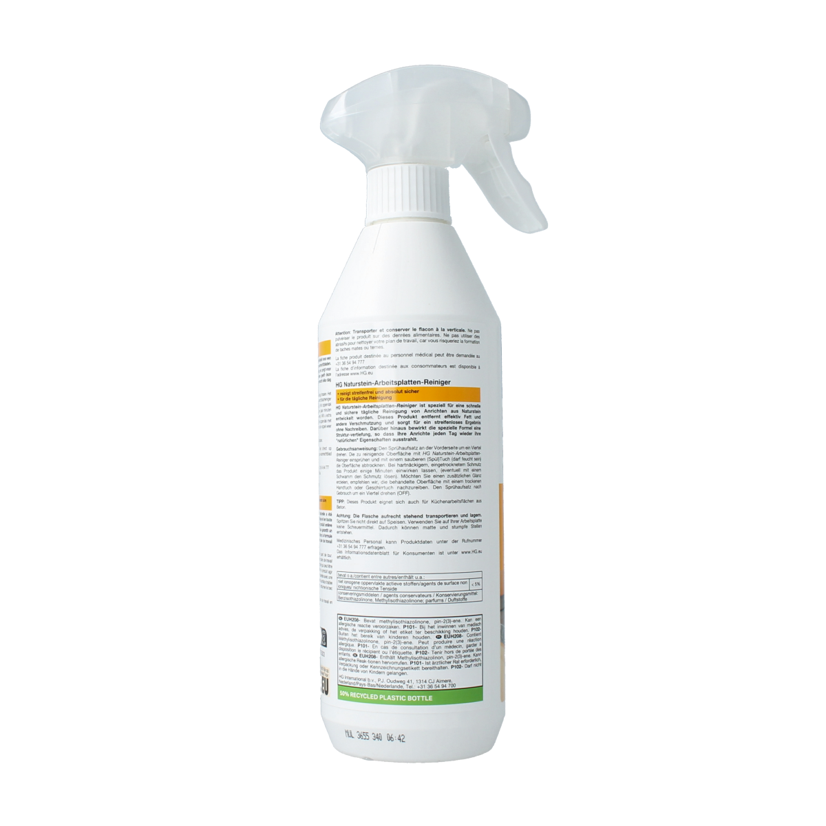 HG Natuurstenen aanrechtblad reiniger 500.00 Milliliter