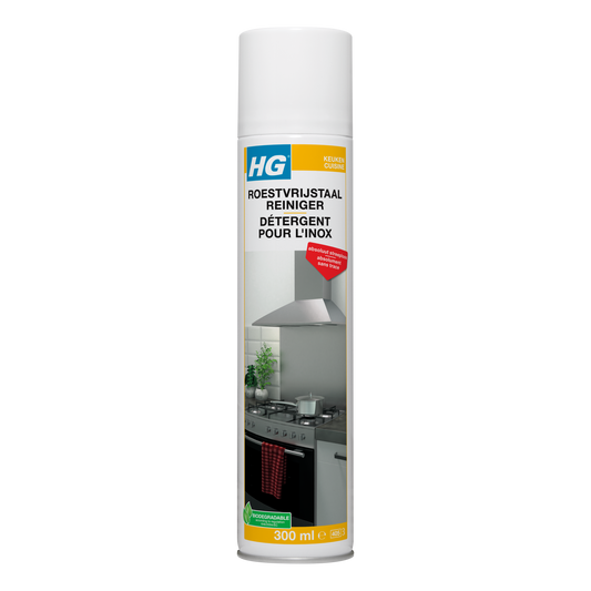 HG Roestvrijstaal reiniger 300.00 Milliliter