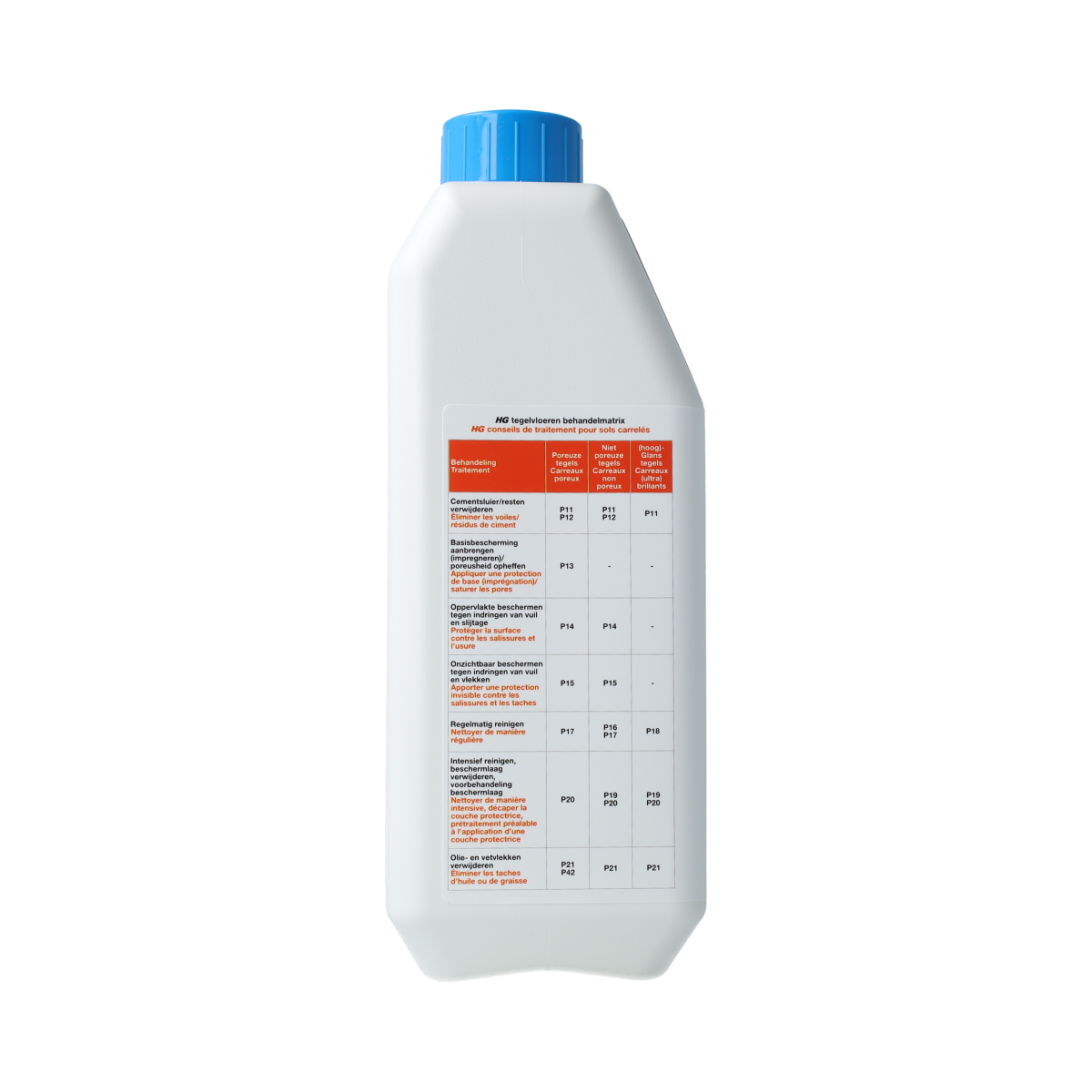 HG Tegelreiniger extra sterk 1.00 Liter