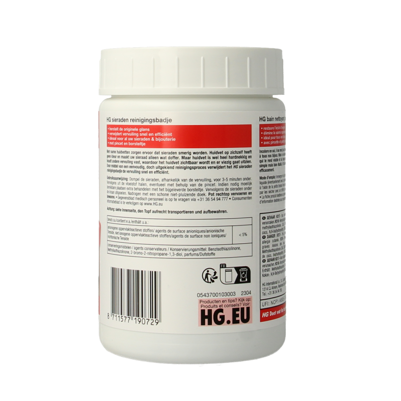 HG Sieraden reinigingsbad 300 Milliliter