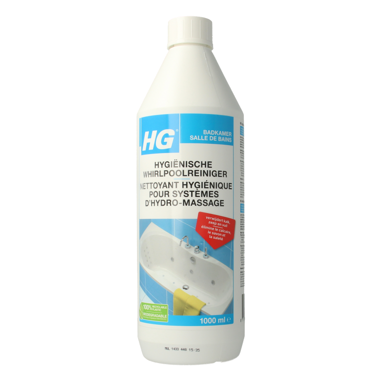 HG Hygienische whirlpool reiniger 1 Liter