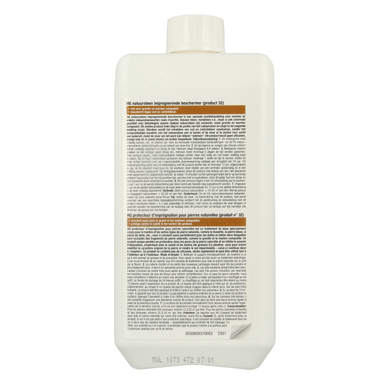 HG Natuursteen impregnerende beschermer 1 Liter