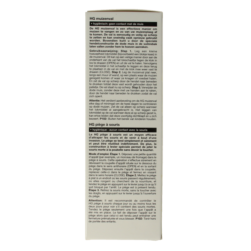 HG HG X muizenval 2 Stuks