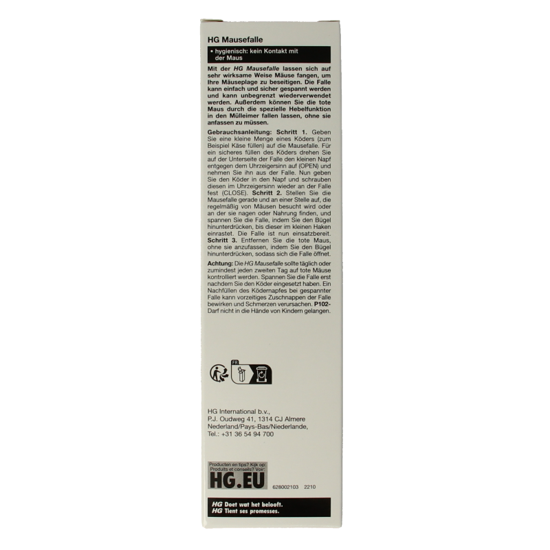 HG HG X muizenval 2 Stuks