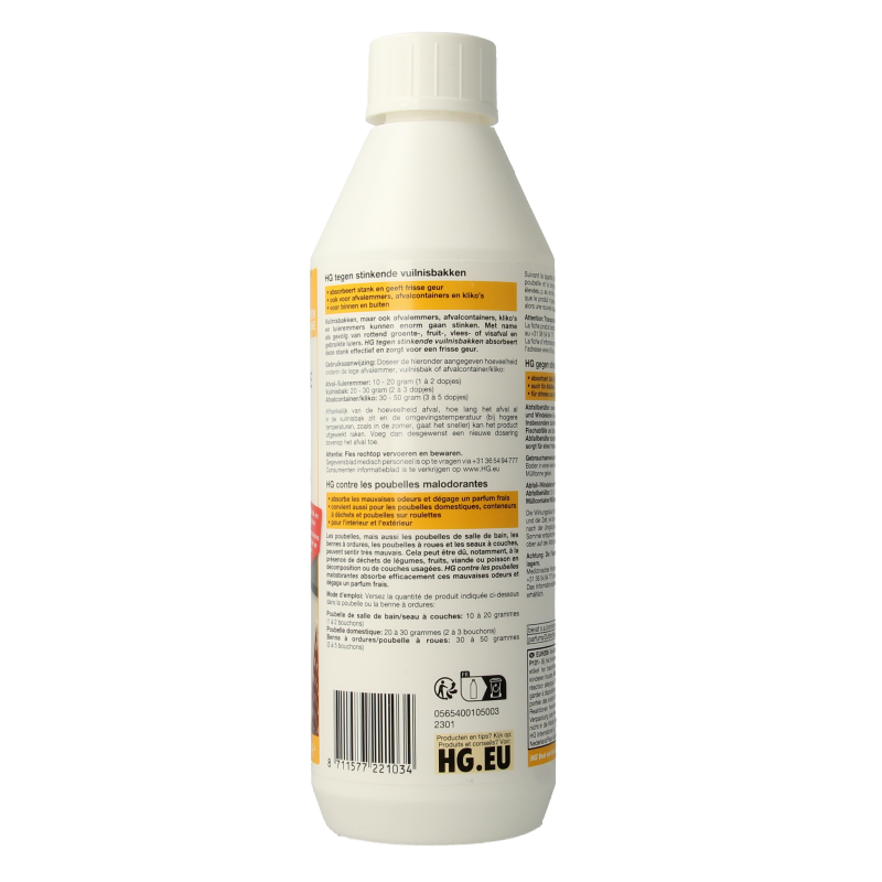 HG Tegen stinkende vuilnisbakken 500 Gram