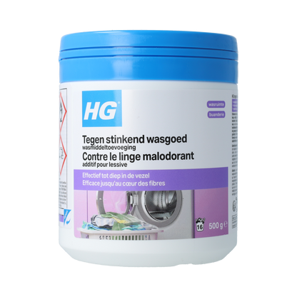 HG Wasmiddel stinkend wasgoed 500.00 Gram