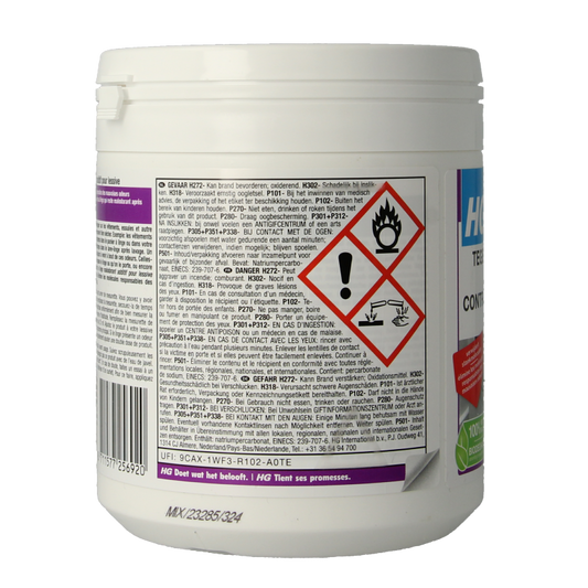 HG Wasmiddel stinkend wasgoed 500 Gram