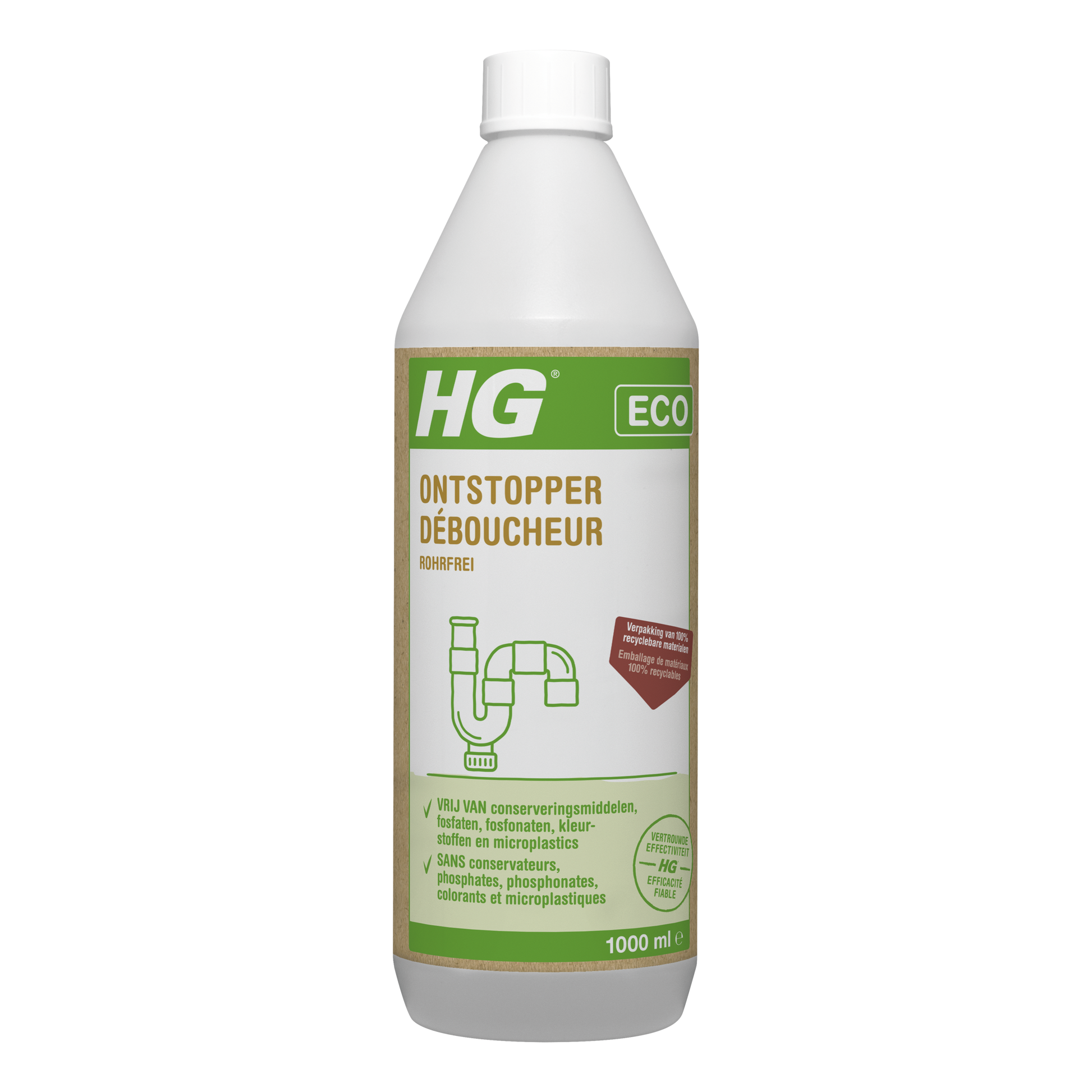 HG Eco ontstopper 1.00 Liter