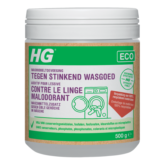 HG Eco wasmiddeltoevoeging stinkend wasgoed 500 Milliliter