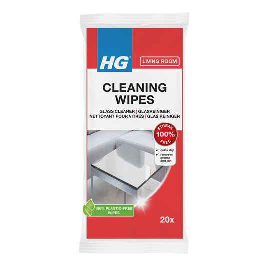 HG Glasreiniger wipes 20.00 Stuks