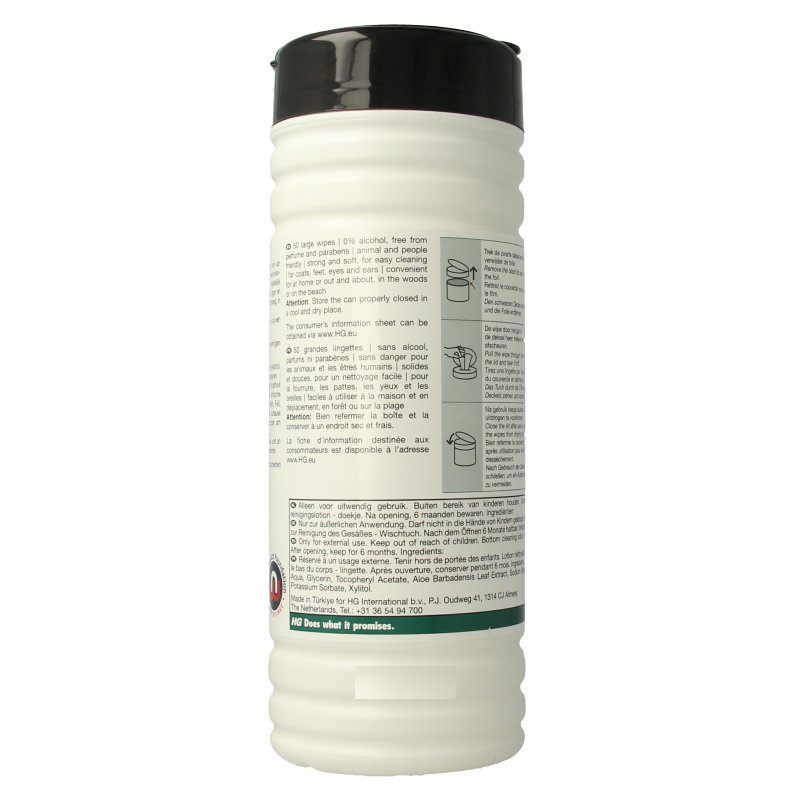 HG Pet wipes 50 Stuks