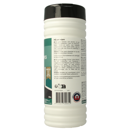 HG Pet wipes 50.00 Stuks