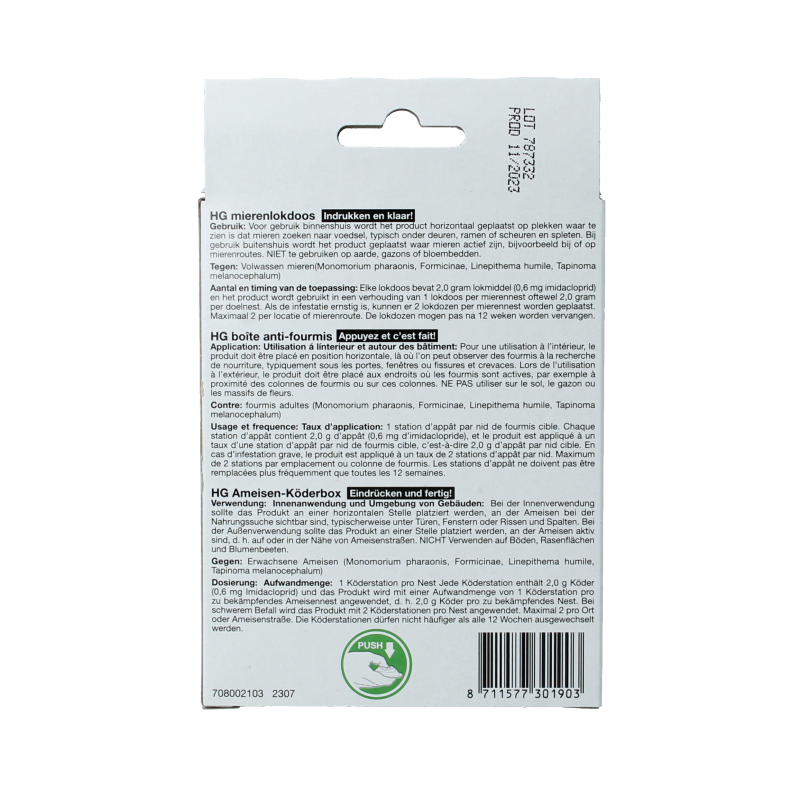 HG HG X mierenlokdoos binnen en buiten 2 Stuks