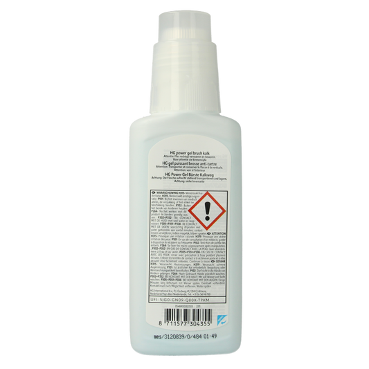 HG Power gel brush kalk 250 Milliliter