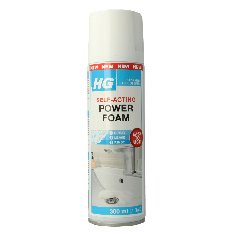HG Power foam badkamer 300 Milliliter