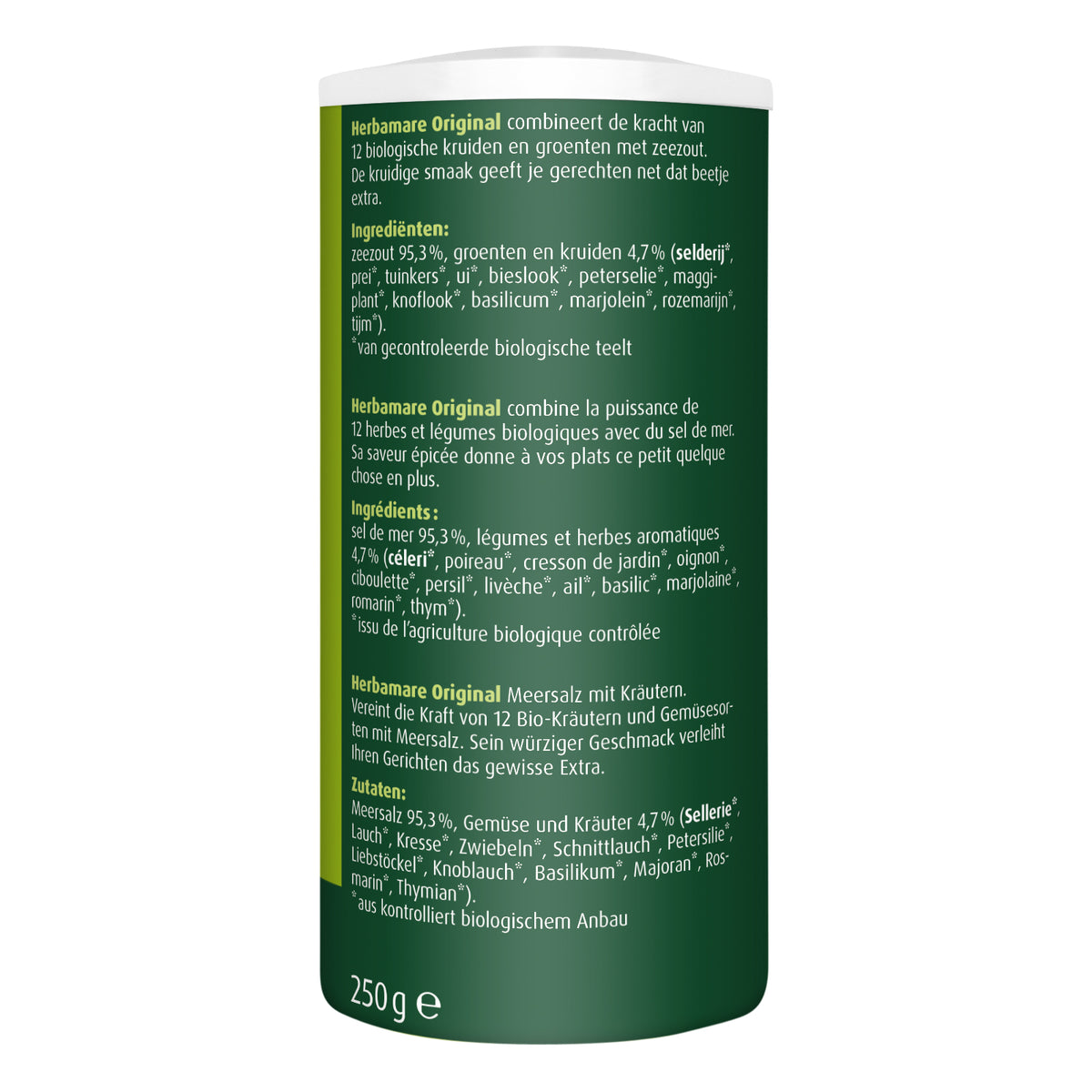 A Vogel Herbamare kruidenzout bio 250.00 Gram