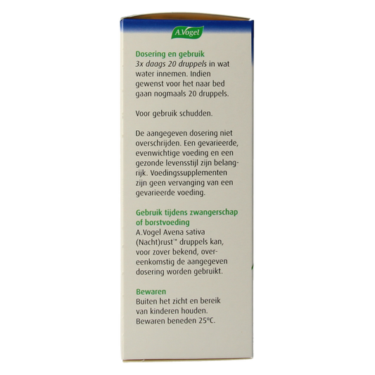 A Vogel Avena sativa (nacht)rust 100 Milliliter