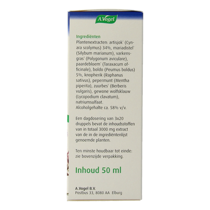 A Vogel Boldocynara druppels 50.00 Milliliter