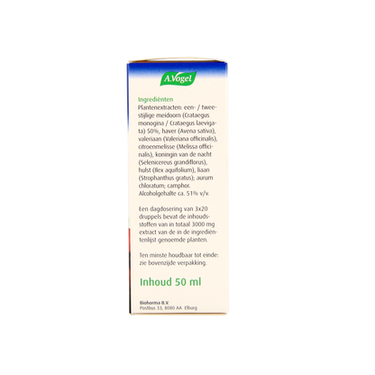 A Vogel Crataegus + valeriaan druppels 50.00 Milliliter