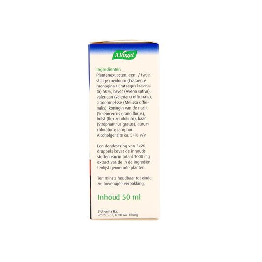 A Vogel Crataegus + valeriaan druppels 50.00 Milliliter
